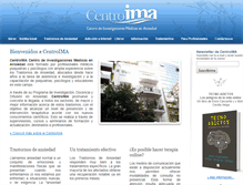Tablet Screenshot of centroima.com.ar